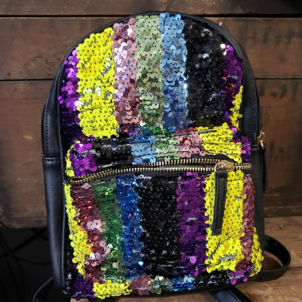 OMG Accessories Sparkly Backpack - Super Cute